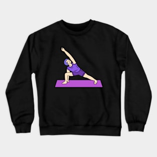 Yoga Utthita Parsvakonasana Crewneck Sweatshirt